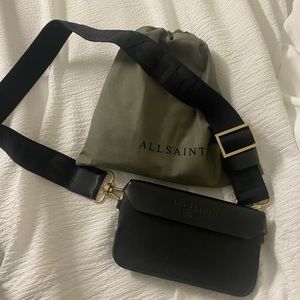 Black All Saints Purse